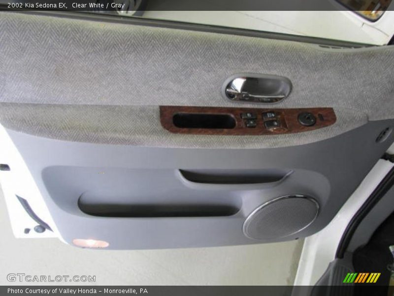 Clear White / Gray 2002 Kia Sedona EX