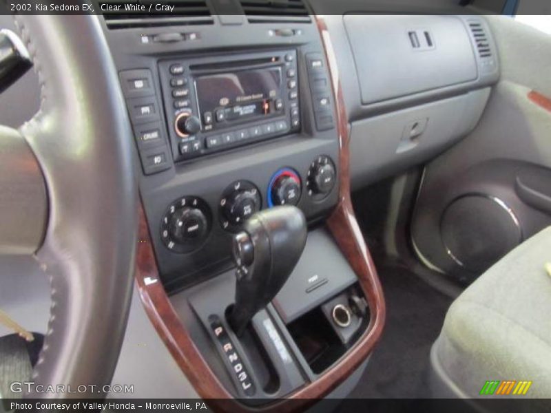 Clear White / Gray 2002 Kia Sedona EX