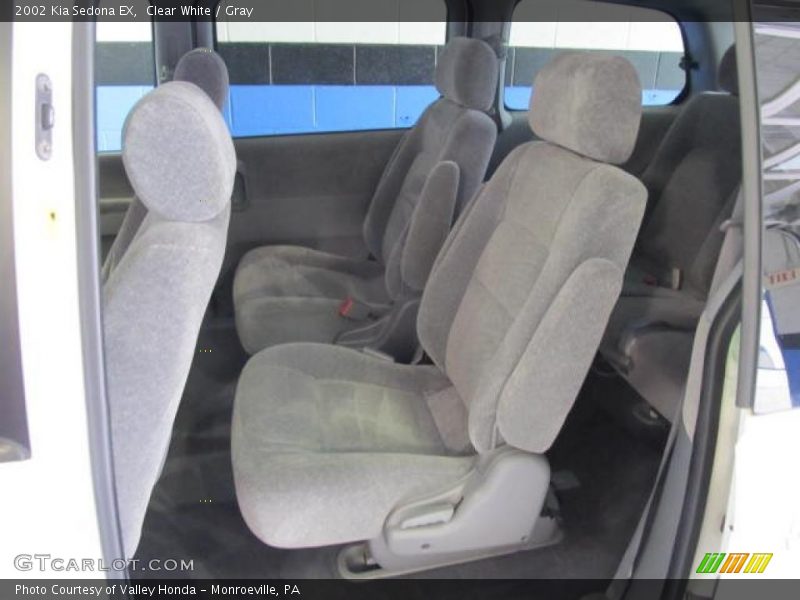 Clear White / Gray 2002 Kia Sedona EX