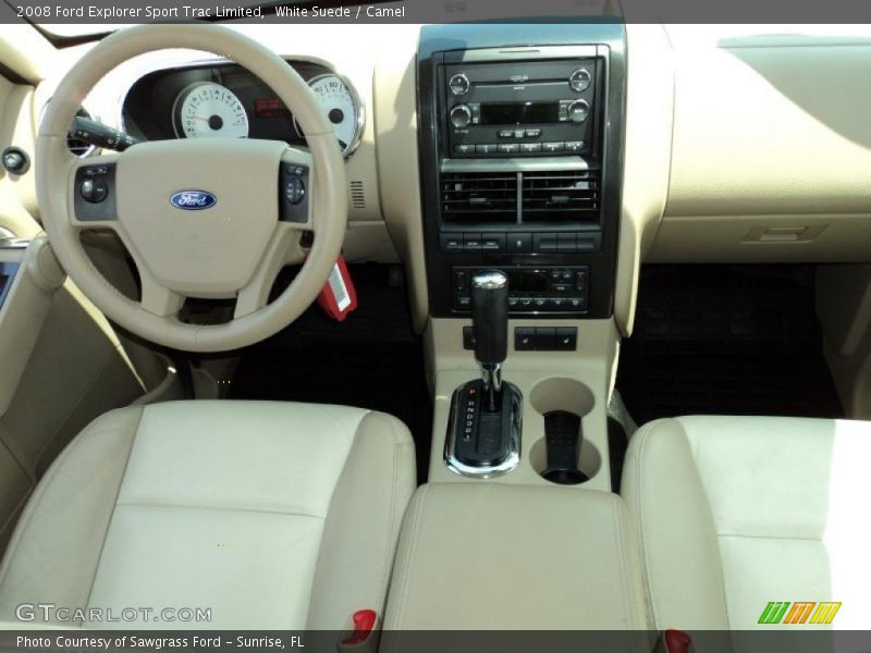 White Suede / Camel 2008 Ford Explorer Sport Trac Limited