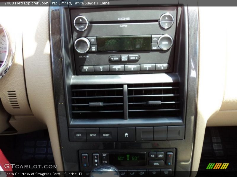 White Suede / Camel 2008 Ford Explorer Sport Trac Limited