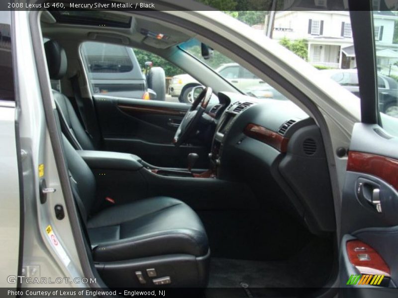 Mercury Silver Metallic / Black 2008 Lexus LS 460