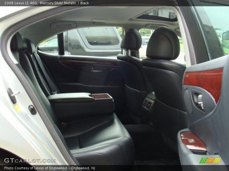 Mercury Silver Metallic / Black 2008 Lexus LS 460