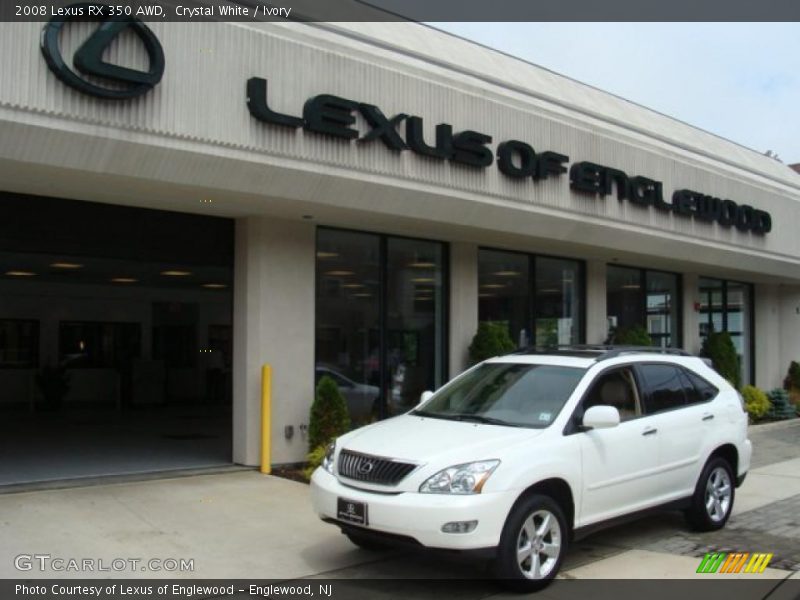 Crystal White / Ivory 2008 Lexus RX 350 AWD