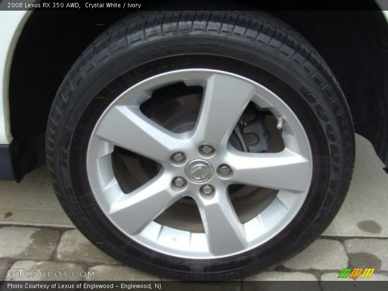 Crystal White / Ivory 2008 Lexus RX 350 AWD