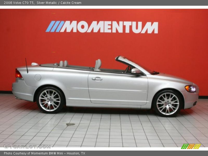 Silver Metallic / Calcite Cream 2008 Volvo C70 T5