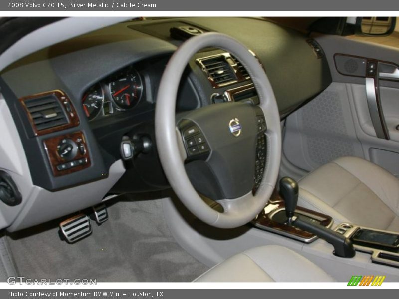 Silver Metallic / Calcite Cream 2008 Volvo C70 T5