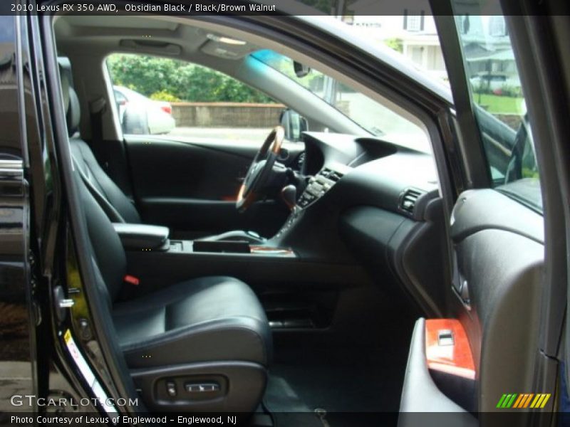 Obsidian Black / Black/Brown Walnut 2010 Lexus RX 350 AWD