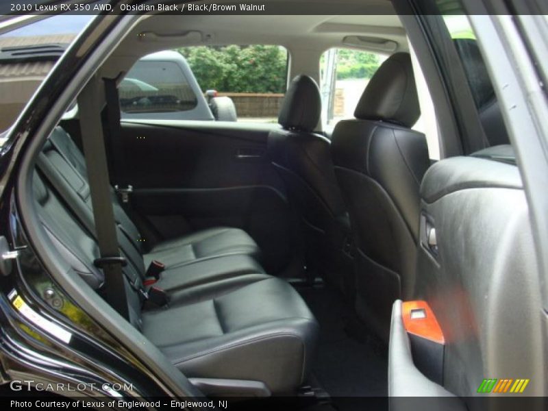 Obsidian Black / Black/Brown Walnut 2010 Lexus RX 350 AWD