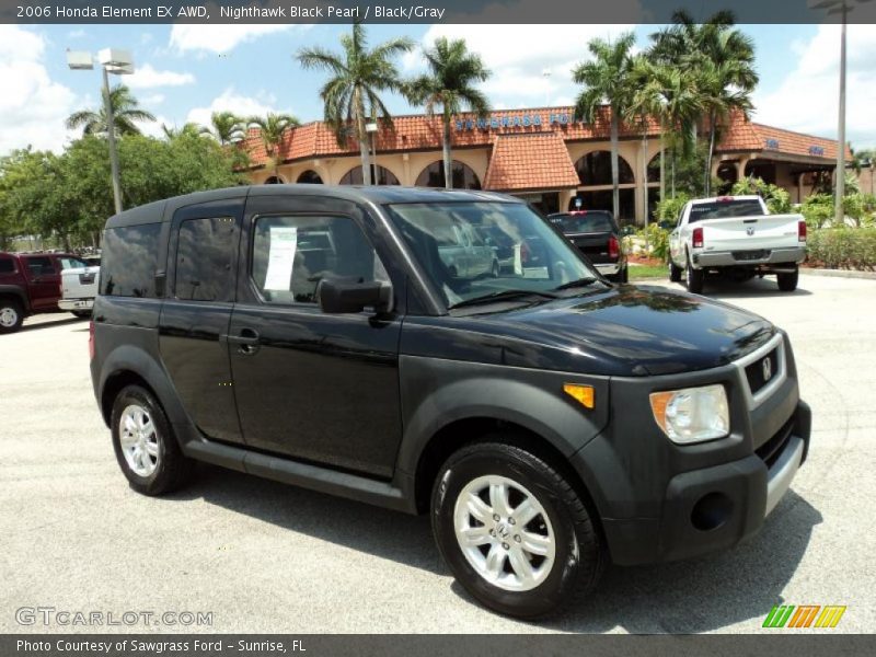 Nighthawk Black Pearl / Black/Gray 2006 Honda Element EX AWD