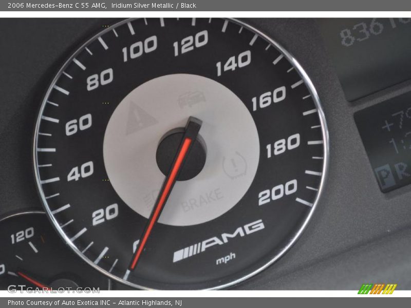 Iridium Silver Metallic / Black 2006 Mercedes-Benz C 55 AMG