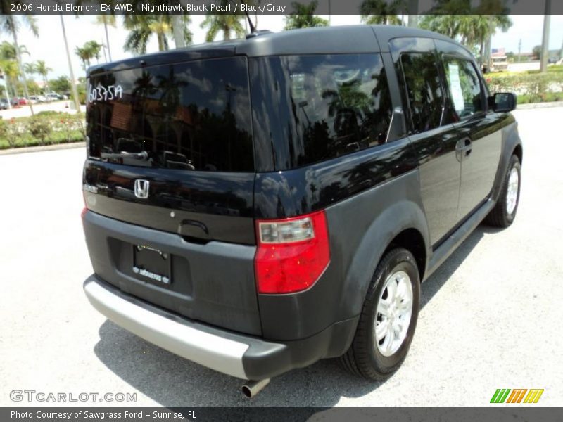 Nighthawk Black Pearl / Black/Gray 2006 Honda Element EX AWD