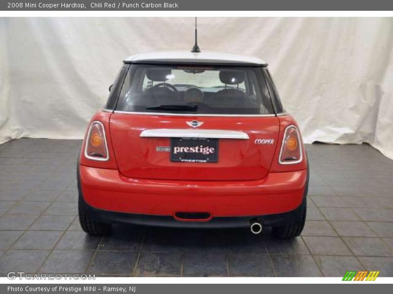 Chili Red / Punch Carbon Black 2008 Mini Cooper Hardtop