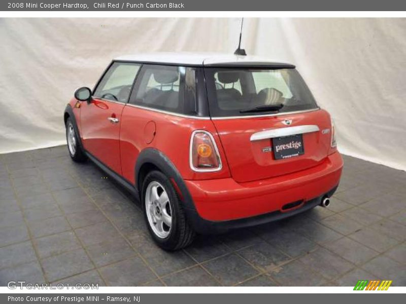 Chili Red / Punch Carbon Black 2008 Mini Cooper Hardtop