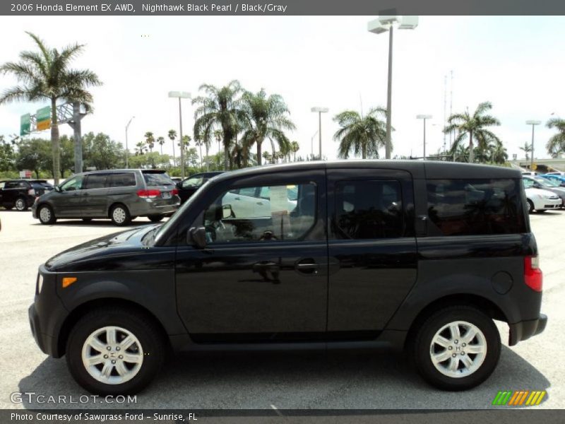 Nighthawk Black Pearl / Black/Gray 2006 Honda Element EX AWD