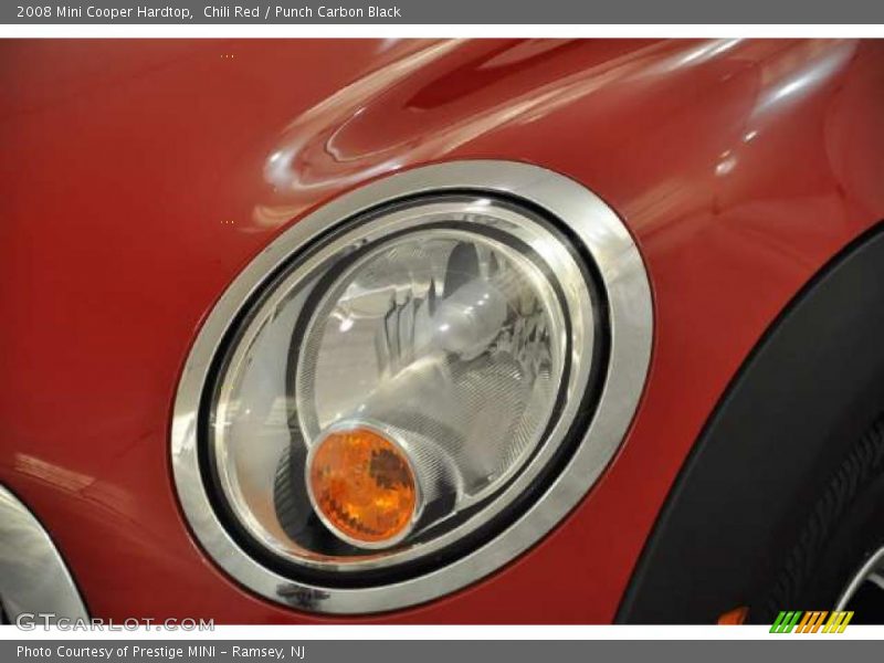 Chili Red / Punch Carbon Black 2008 Mini Cooper Hardtop