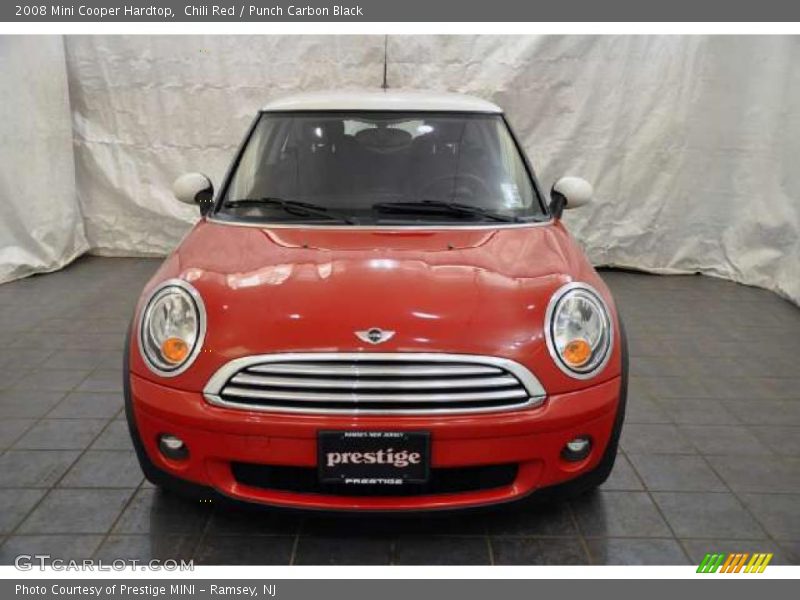 Chili Red / Punch Carbon Black 2008 Mini Cooper Hardtop