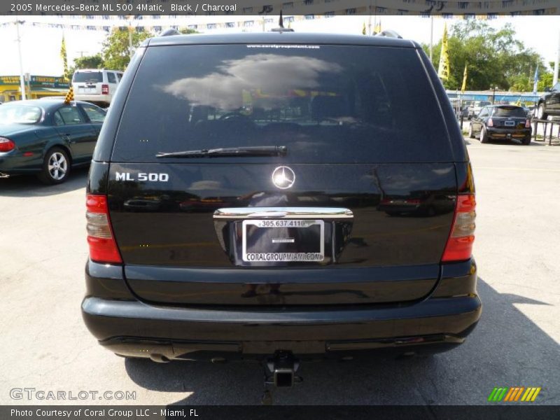 Black / Charcoal 2005 Mercedes-Benz ML 500 4Matic