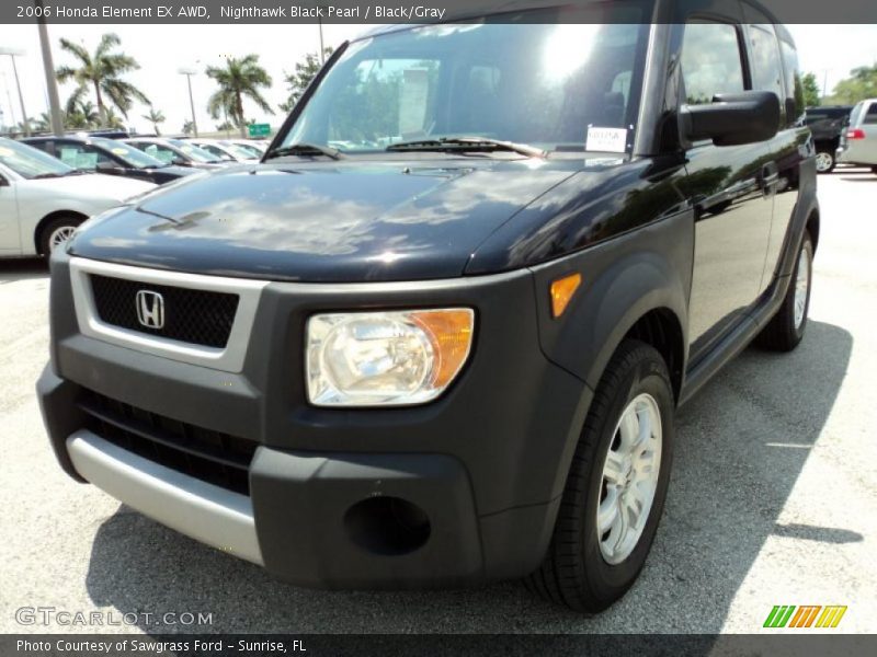 Nighthawk Black Pearl / Black/Gray 2006 Honda Element EX AWD