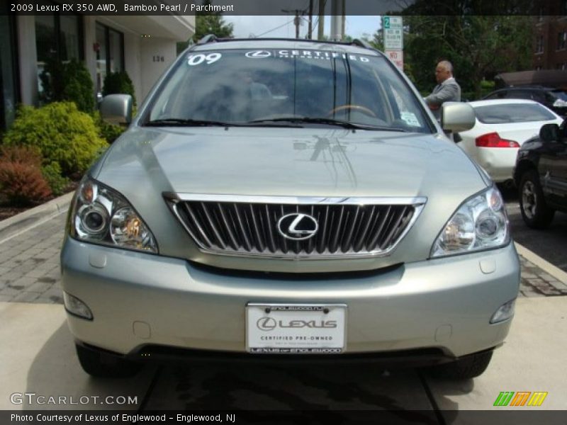 Bamboo Pearl / Parchment 2009 Lexus RX 350 AWD