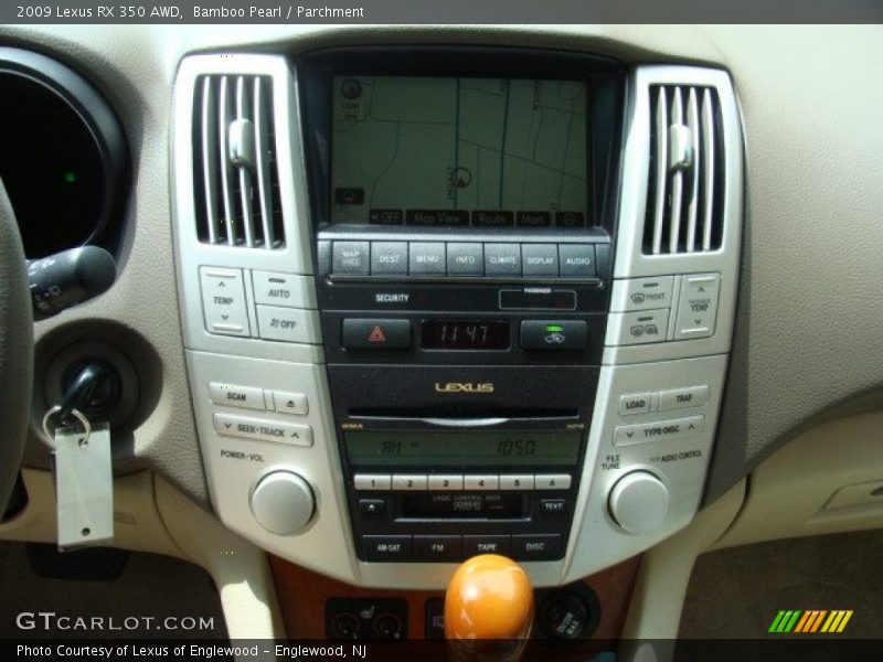 Bamboo Pearl / Parchment 2009 Lexus RX 350 AWD