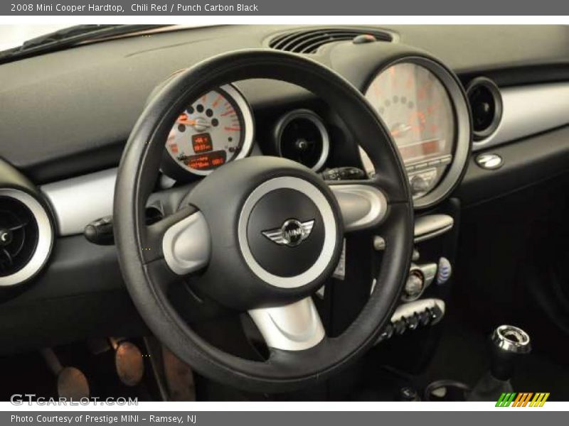Chili Red / Punch Carbon Black 2008 Mini Cooper Hardtop