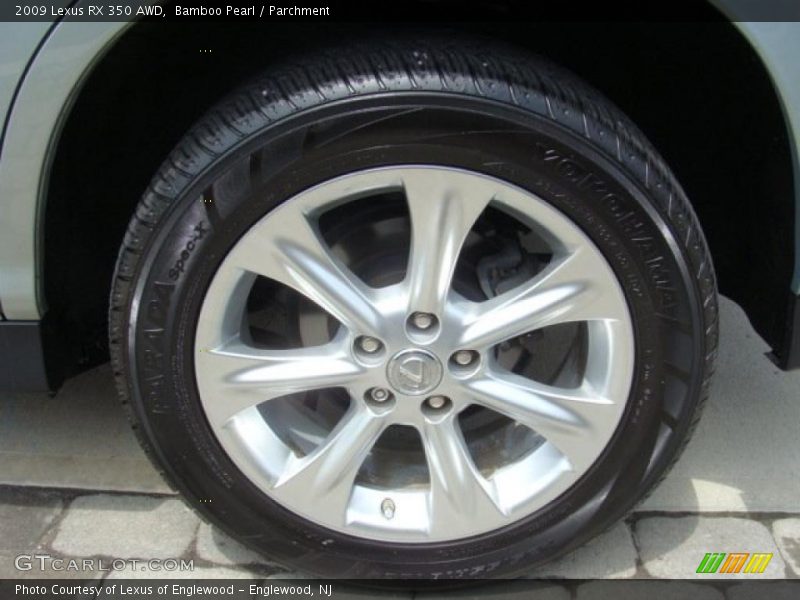 Bamboo Pearl / Parchment 2009 Lexus RX 350 AWD
