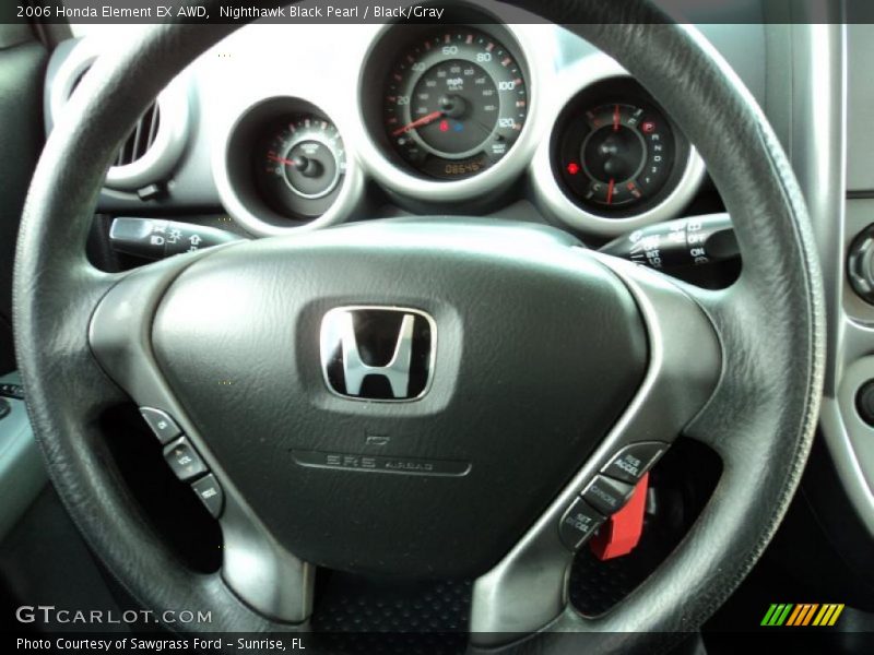 Nighthawk Black Pearl / Black/Gray 2006 Honda Element EX AWD