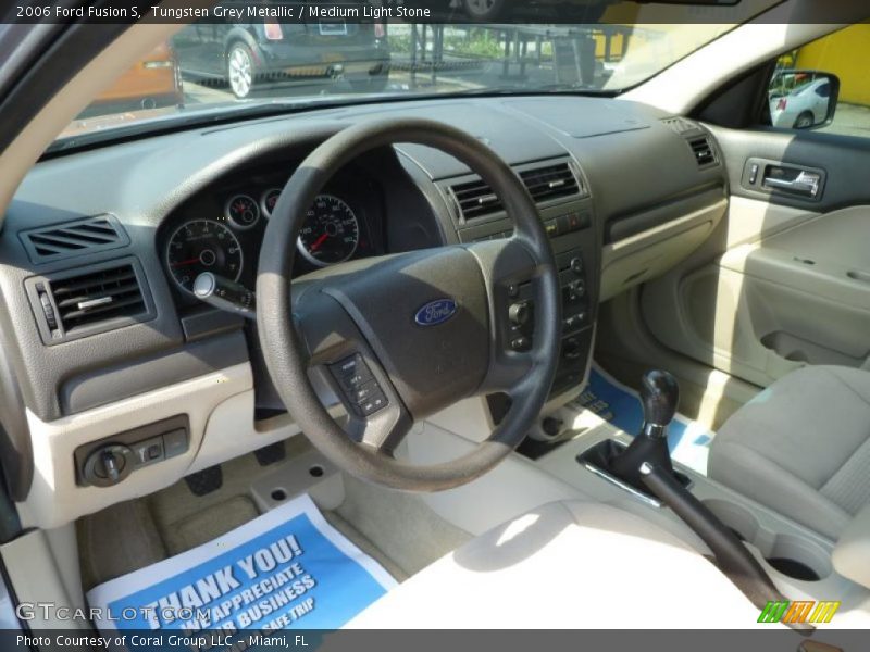 Tungsten Grey Metallic / Medium Light Stone 2006 Ford Fusion S
