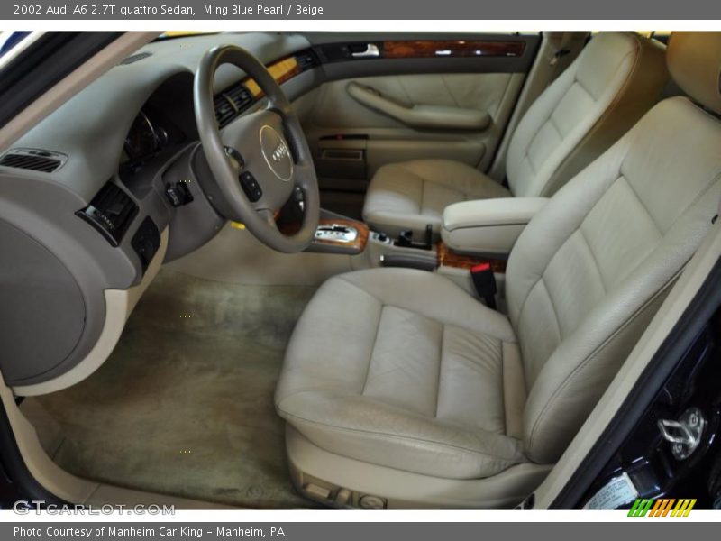  2002 A6 2.7T quattro Sedan Beige Interior