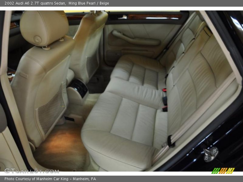  2002 A6 2.7T quattro Sedan Beige Interior