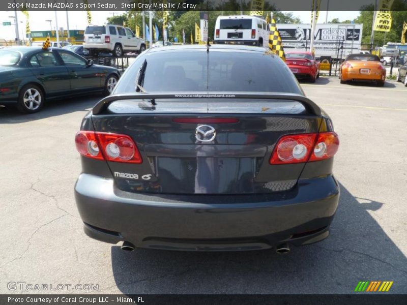 Steel Gray Metallic / Gray 2004 Mazda MAZDA6 s Sport Sedan