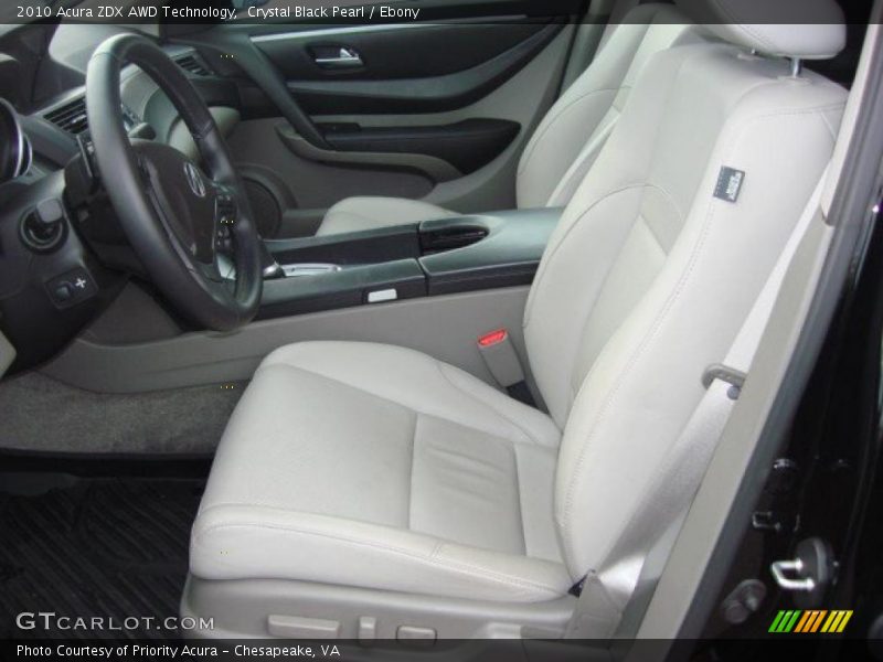  2010 ZDX AWD Technology Ebony Interior