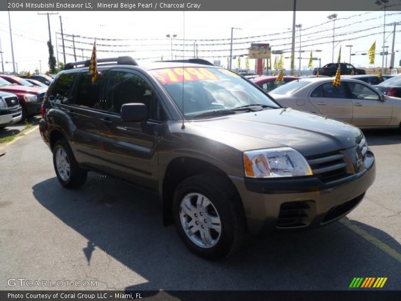 Mineral Beige Pearl / Charcoal Gray 2004 Mitsubishi Endeavor LS