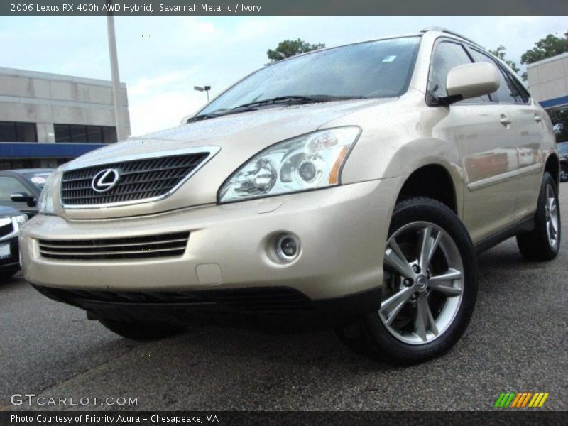 Savannah Metallic / Ivory 2006 Lexus RX 400h AWD Hybrid
