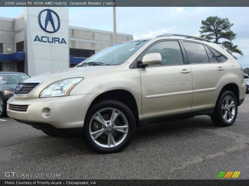 Savannah Metallic / Ivory 2006 Lexus RX 400h AWD Hybrid