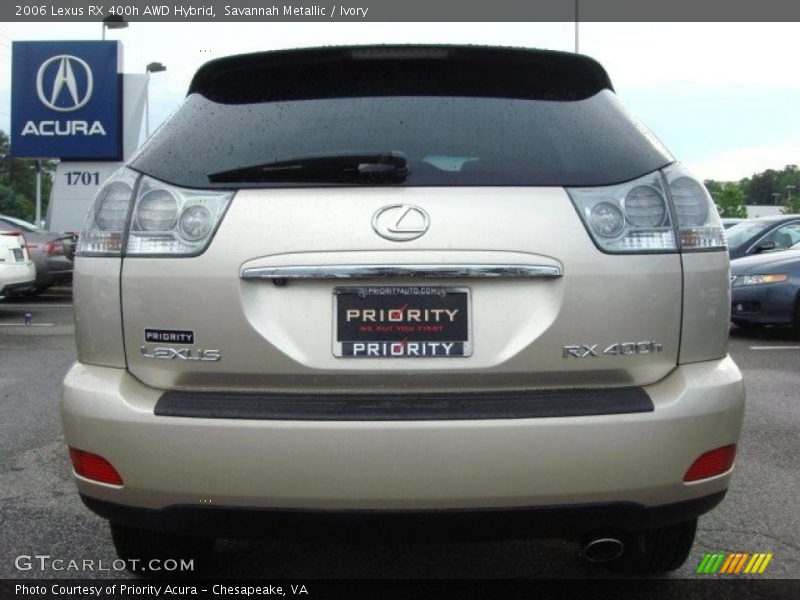 Savannah Metallic / Ivory 2006 Lexus RX 400h AWD Hybrid