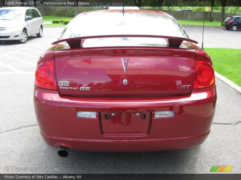 Performance Red / Ebony 2008 Pontiac G5 GT