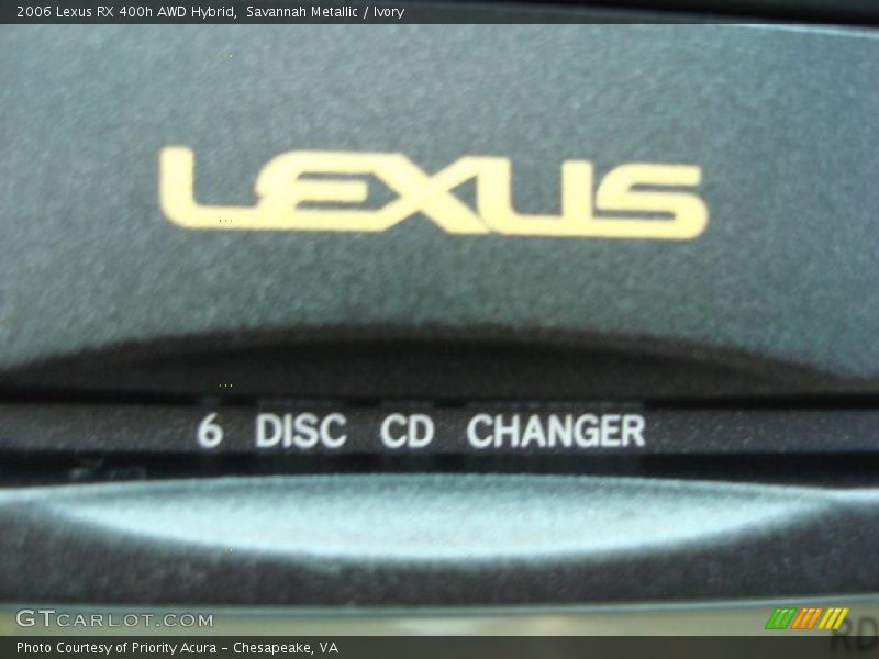 Savannah Metallic / Ivory 2006 Lexus RX 400h AWD Hybrid