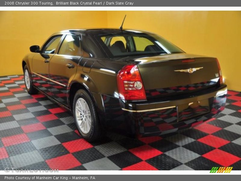 Brilliant Black Crystal Pearl / Dark Slate Gray 2008 Chrysler 300 Touring
