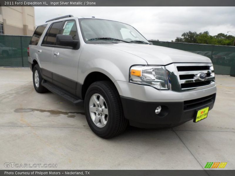 Ingot Silver Metallic / Stone 2011 Ford Expedition XL
