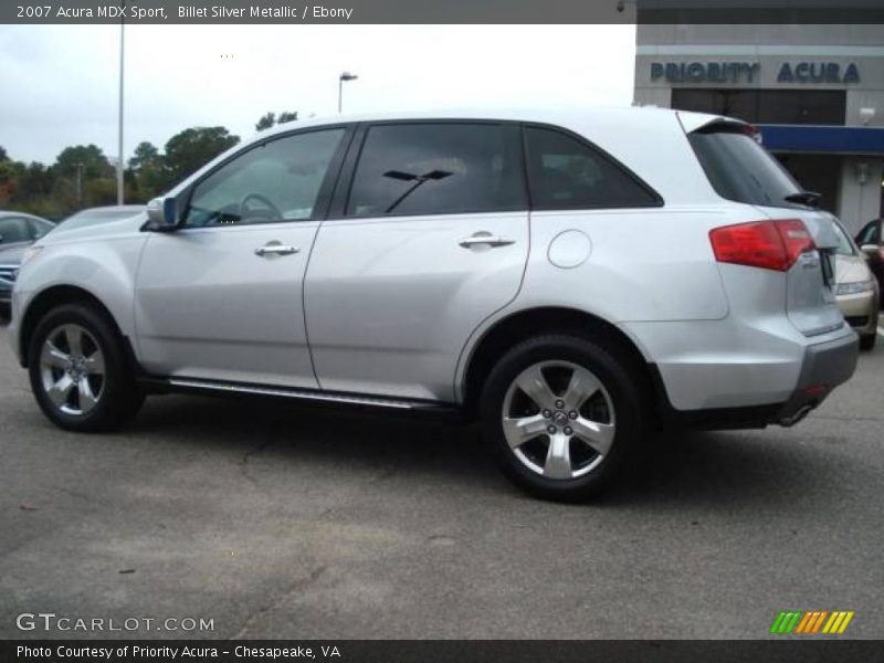 Billet Silver Metallic / Ebony 2007 Acura MDX Sport