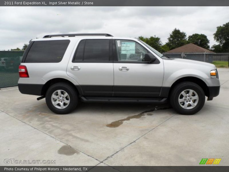 Ingot Silver Metallic / Stone 2011 Ford Expedition XL