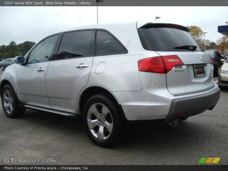 Billet Silver Metallic / Ebony 2007 Acura MDX Sport