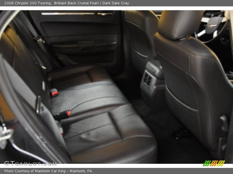 Brilliant Black Crystal Pearl / Dark Slate Gray 2008 Chrysler 300 Touring