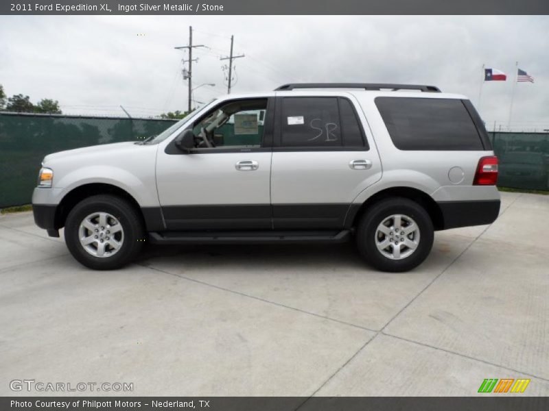 Ingot Silver Metallic / Stone 2011 Ford Expedition XL