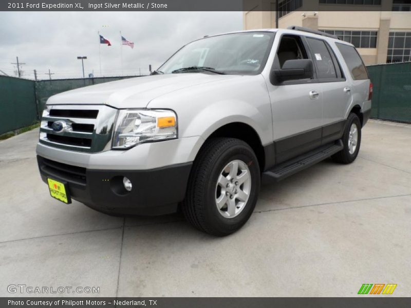 Ingot Silver Metallic / Stone 2011 Ford Expedition XL