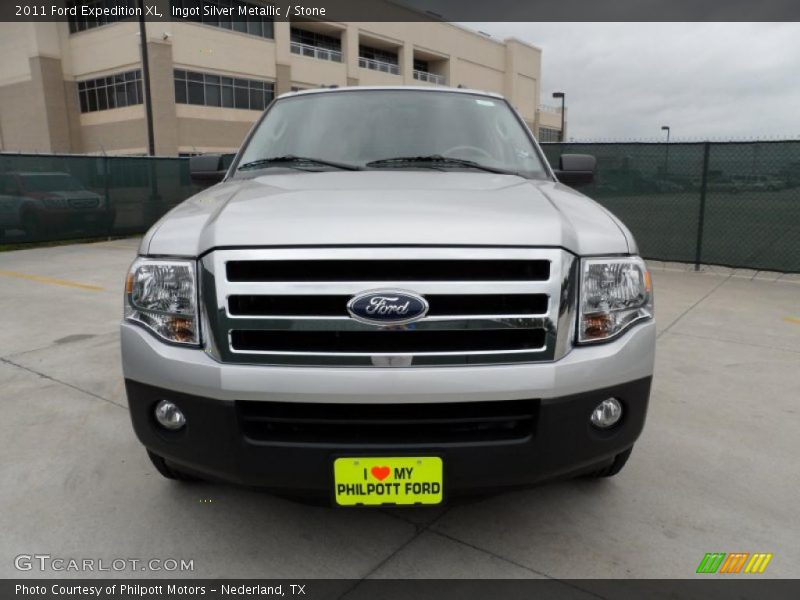 Ingot Silver Metallic / Stone 2011 Ford Expedition XL