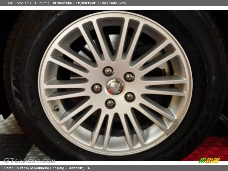 Brilliant Black Crystal Pearl / Dark Slate Gray 2008 Chrysler 300 Touring
