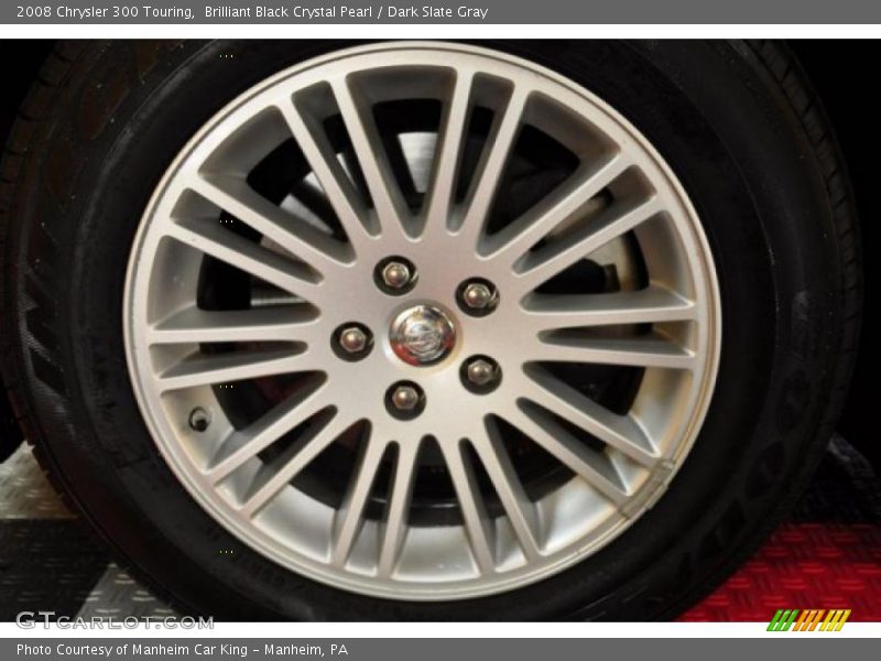 Brilliant Black Crystal Pearl / Dark Slate Gray 2008 Chrysler 300 Touring